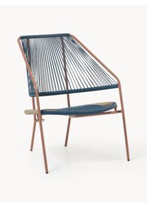 Zahradní křeslo Jacob Modrá Kov Š 69 cm, H 75 cm | Westwing Collection