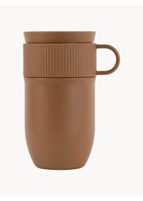 Sagaform Termohrnek Ted Hnědá Ø 11 cm, 14 cm
