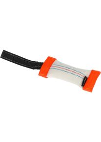 KERBL Pet Trainingsdummy mit Schlaufe, wei&szlig;/orange, 16x6cm