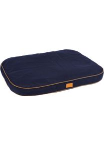 KERBL Pet Jerome Liegekissen, navy-cognac, 80x60x6cm