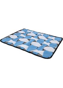 KERBL Pet Waffle Schn&uuml;ffelteppich, grau/wei&szlig;/blau, 60x45cm