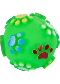KERBL Pet Vinyl Pfotenball, farblich sortiert, 7cm