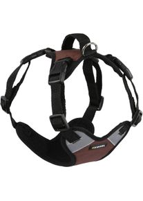 KERBL Pet Pulsive Hundegeschirr, braun, 62-85cm, 72-96cm