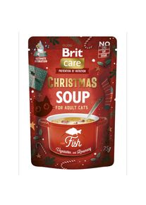 15x75g Brit Care Cat Vánoční polévka vlhké krmivo pro kočky