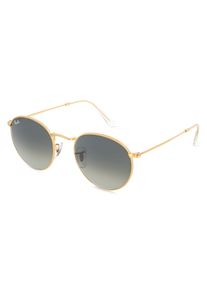 Ray-Ban RB3447 | unisex slunečn&iacute; br&yacute;le | Kulat&yacute; | Obruba: Kov Zlat&aacute; | Barva čoček: &Scaron;ed&aacute; Celobarevn&eacute;