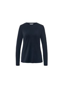 Tchibo - Triko s dlouh&yacute;m ruk&aacute;vem - pro ženy - vel. L 44/46 - barva: modr&aacute;