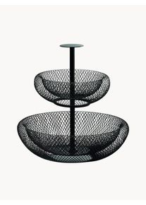 Philippi Etažérka Mesh Černá Kov Ø 29 cm, V 30 cm