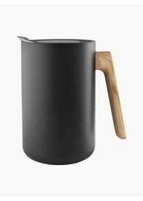 Eva Solo Termokarafa s rukojetí z dubového dřeva Nordic Černá 1 l