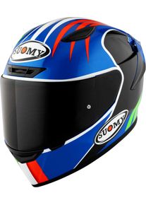 Suomy Track-1 Pecco Bagnaia Mugello Replica 2022, full face helm , color: Black/Blue/Green/Red , size: XL
