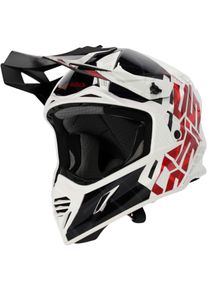 Acerbis X-Track S24, motocross helmet , color: Black/White/Red , size: S
