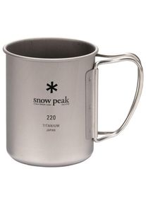 Snow Peak Titanium Single Cup (220 ml, grey)