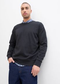 Mikina z čist&eacute; organick&eacute; bavlny střih Loose Fit | Čern&aacute; | Vel. 56/58 (XL) | bonprix