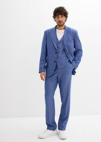 3d&iacute;ln&yacute; oblek: sako kalhoty vesta Regular Fit | Modr&aacute; | Vel. 52 | bonprix