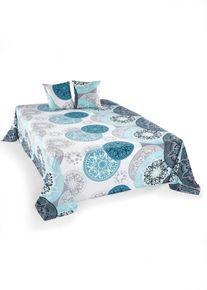 Povlak na pol&scaron;t&aacute;ř s ornamenty (2 ks v balen&iacute;) | Petrolejov&aacute; | Vel. 40x40 cm | 100% bavlna| bonprix