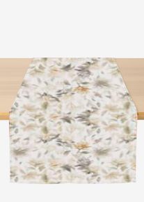 Běhoun na stůl s potiskem větvičky jedle | Bílá | Vel. 40x140 cm | bonprix