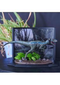 Jurassic Park - Blauwe Velociraptor Diorama Figuur - The Noble Collection