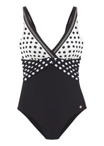 Lascana Ženy Plavky režn&aacute; / lososov&aacute; / čern&aacute; 36