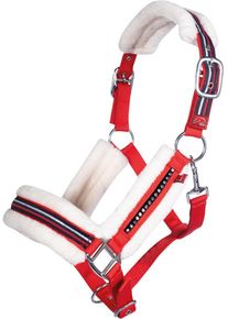 HKM Equine Sports Style Halfter, rot, Vollblut