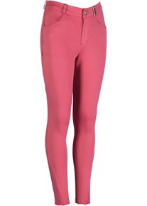 HKM Anni Reithose, Silikon-Kniebesatz, himbeere, 164