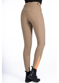 HKM Lyon Reithose, Silikon-Vollbesatz, sand, 38