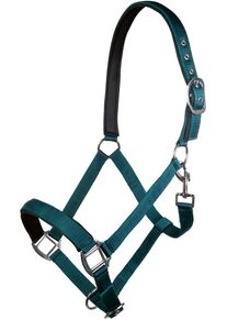 HKM Charming Halfter, weich unterlegt, jagdgrün, Warmblut