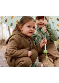 Tchibo - Kombinéza z hebkého fleecu - pro ženy - vel. 98/104 - barva: hnědá