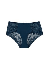Tchibo - Krajkové kalhotky - pro ženy - vel. XL 48/50 - barva: modrá/květovaný