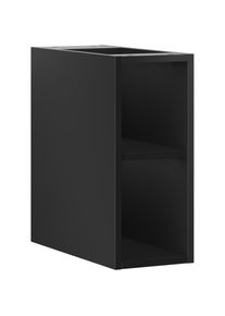 MEXEN Box-A otevřen&aacute; skř&iacute;ňka s polic&iacute; 20, čern&aacute; mat 91AX2-0200-470-0-71