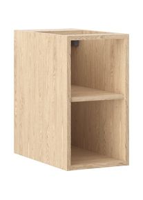 MEXEN Box-A otevřen&aacute; skř&iacute;ňka s polic&iacute; 25, dub 91AX2-0250-470-0-81