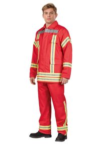 maskworld Brandweerpak voor volwassenen rood