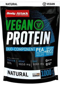 Body Attack Sports Nutrition Body Attack Vegan Protein, 1000 g Beutel, Natural