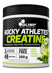 OLIMP Rocky Athletes Creatine, 200 g Dose, Sour Apple Punch