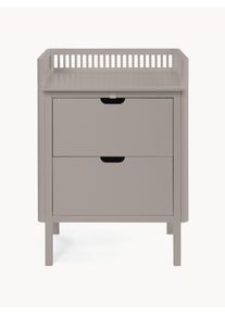 Sebra Dřevěn&aacute; přebalovac&iacute; komoda Sebra &Scaron;ed&aacute; Dřevo &Scaron; 75 cm, V 102 cm