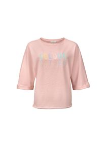 Tchibo - Mikina s 3/4 rukávem - pro ženy - vel. XL 48/50 - barva: růžová/s potiskem