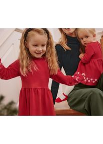 Tchibo - D&iacute;vč&iacute; tepl&aacute;kov&eacute; &scaron;aty - pro miminko - vel. 86/92 - barva: červen&aacute;