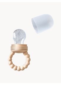 Jack o Juno Silikonový podavač na ovoce pro děti Bubble Béžová Umělá hmota Ø 5 cm, V 5 cm, 10 ml