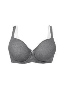 Tchibo - Podprsenka s kosticemi - pro ženy - vel. 95D - barva: černá/s proužky