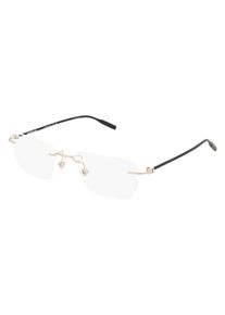 Montblanc MB0431O pánské brýle | Obruba: hranatý, kov, stříbrná