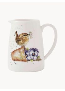 Wrendale Designs Džbánek Wren Bílá Ø 8 cm x V 8 cm