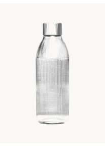 MYSODA L&aacute;hev na vodu Glassy Transparentn&iacute;, Stř&iacute;brn&aacute; Sklo, Kov 1 l