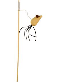 KERBL Pet Nature Maus Katzenspielangel, 40cm