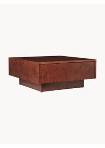 ferm LIVING Dřevěn&yacute; konferenčn&iacute; stolek Burl Tmav&eacute; dřevo Dřevo &Scaron; 70 cm, V 70 cm