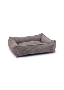 Designed by Lotte pel&iacute;&scaron;ek pro psy Ribbed hněd&yacute; 80x70x22cm
