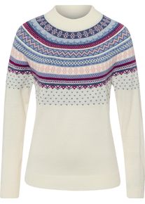 Damske Norsk&yacute; svetr se stoj&aacute;čkem &scaron;ampaňsk&aacute;-sl&eacute;zov&aacute;-vzor ,velikost 56