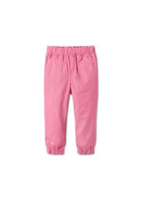 Tchibo - Navlékací kalhoty z biobavlny - pro dívky - vel. 134/140 - barva: růžová