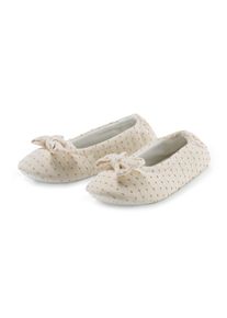 Tchibo - Domácí baleríny - pro ženy - vel. 40-41 - barva: béžová
