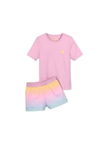 Tchibo - Krátké pyžamo z biobavlny - pro dívky - vel. 98/104 - barva: růžová/s potiskem