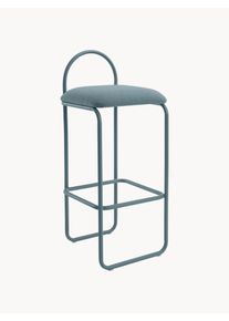 AYTM Barov&aacute; boucl&eacute; židle Angui Modr&aacute; Kov, Boucl&eacute; &Scaron; 39 cm, V 93 cm