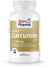 Zein Pharma Curcumin-Triplex³ - 500 mg, 150 Kapseln