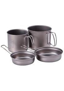 Snow Peak Titanium Trek Combo Cooking set grey
